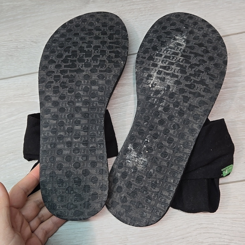 Sanuk Women Yoga Mat Slip on shoes sz 8 Sandals - Picture 9 of 10
